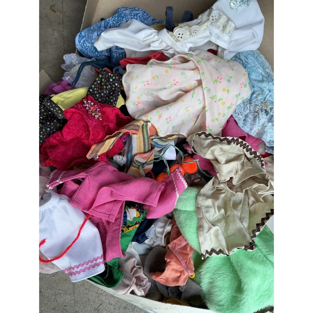 Vintage 70s Fisher Price My Friend Doll Clothes Box Bundled Lot Mixed Assorted